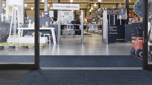 sauberlaufzonen schmutzschleusen tapis anti-salissures pour zones de passage clean-off zones and dirt-trapping floorings frischknecht ag